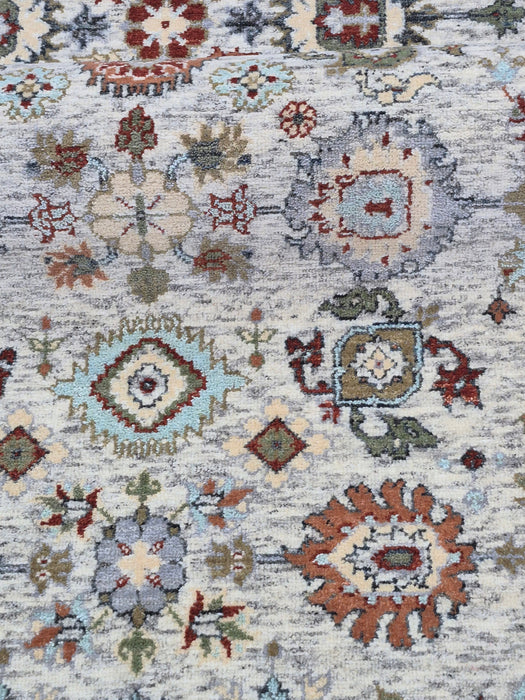 8x10 ft. Hand knotted carpet Oriental all over design  ,Vanilla Beige