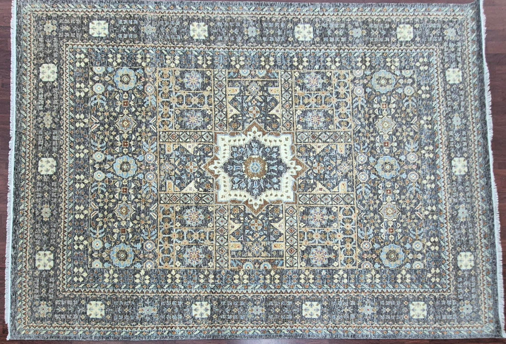 9x12 Hand Knotted Mumlook design Oriental Carpet