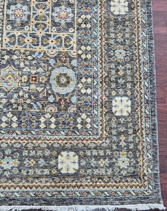 8X10FT. Hand knotted, Oriental Mumlook design -Major Brown