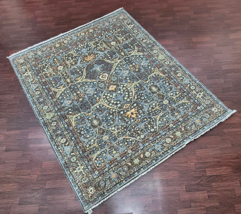 9x12 ft Hand knotted Carpet, Oriental  Bijar design, Color Tarmac