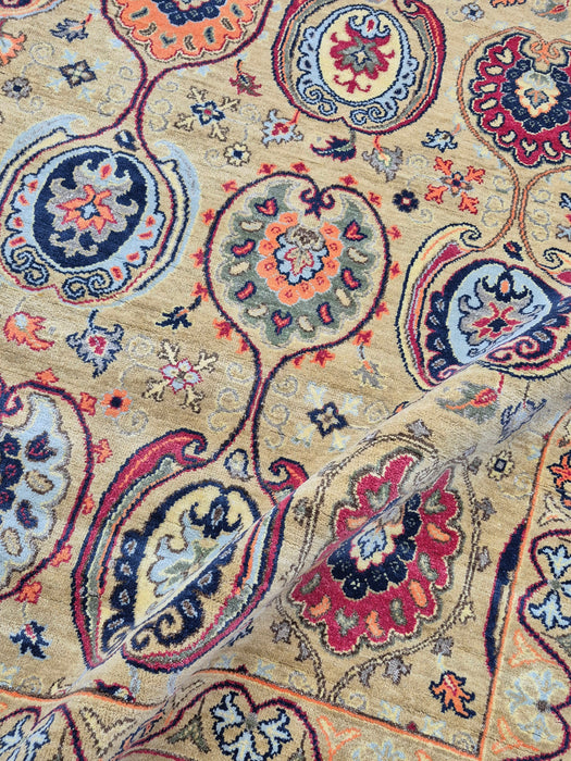 8X10FT ,HANDKNOTTED WOOLLEN CARPET , ORIENTAL DESIGN