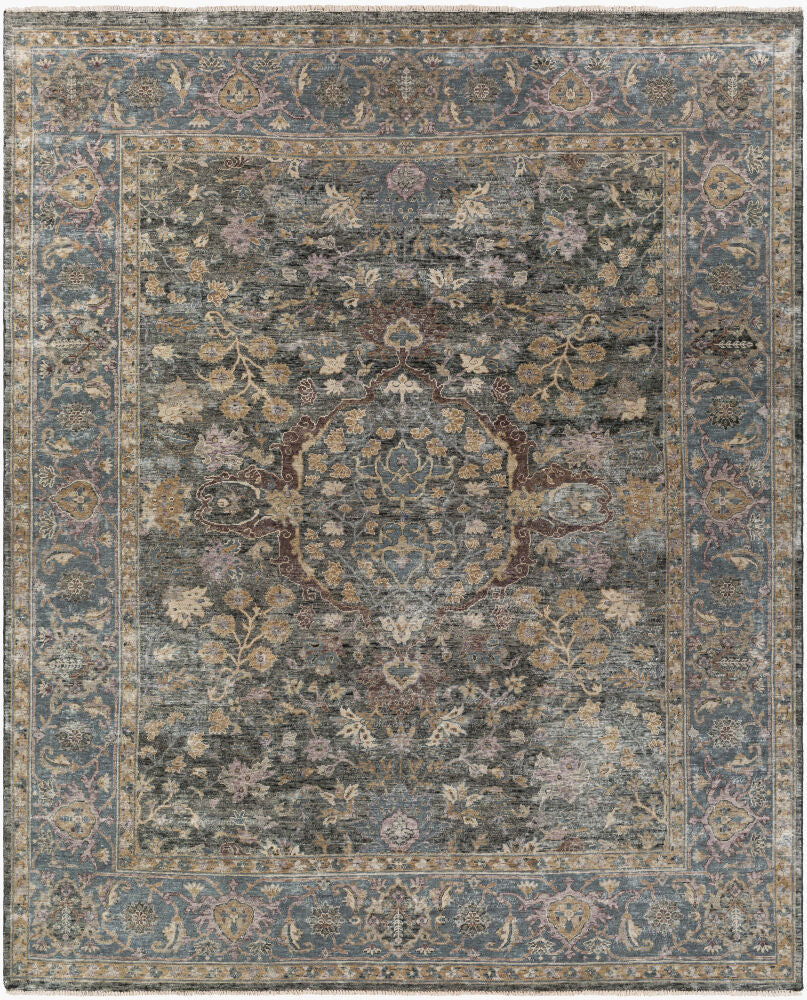 Anatolia Hand Knotted Rug — Olive / Mauve | ANY-2303 - performance