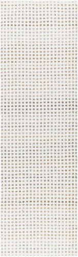 Ariel Handwoven PET Rug — White / Taupe | AIL-2301