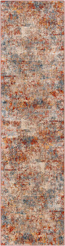 Livabliss Mirabel Machine Woven Rug — Dusty Coral / Pale Blue | MBE-2300