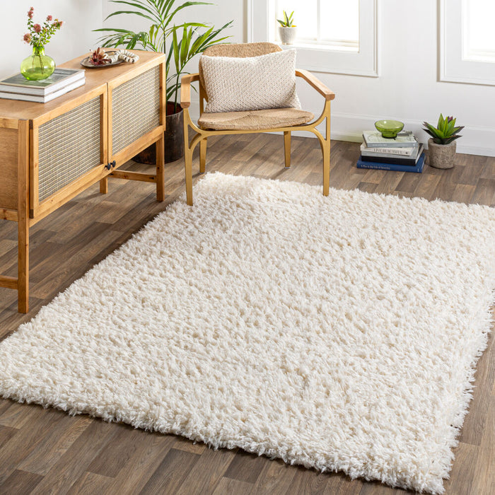 Angora Machine Woven Rug — Cream | ANG-2304