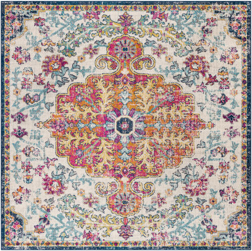 Livabliss Harput Machine Woven Rug — Multicolor Medallion | HAP-1000