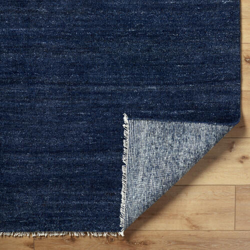 Epic Handmade Wool Rug — Blue | EPI-2300 - construction