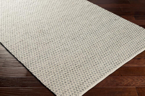 Azalea Handwoven Recycled PET Rug — Slate / Off-White | AZA-2306