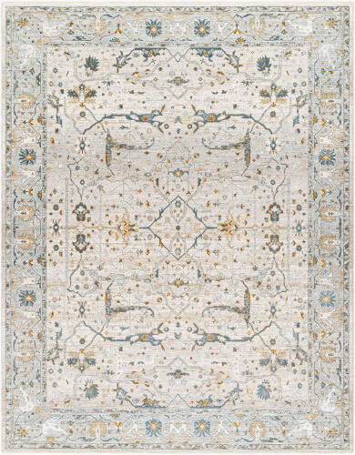 Livabliss Dresden Machine Woven Rug — Ivory / Mist | DRE-2309 - performance