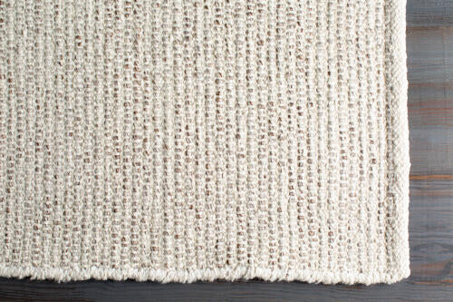 Azalea Handmade Rug — Light Beige / Black | AZA-2326