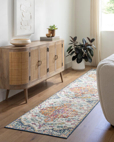 Livabliss Harput Machine Woven Rug — Multicolor Medallion | HAP-1000