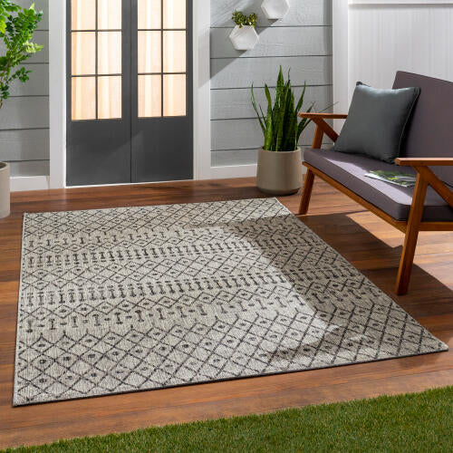 Livabliss Eagean Machine Woven Rug — Taupe / Charcoal | EAG-2334