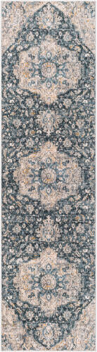 Livabliss Cardiff Machine Woven Rug — Teal / Gray | CDF-2307