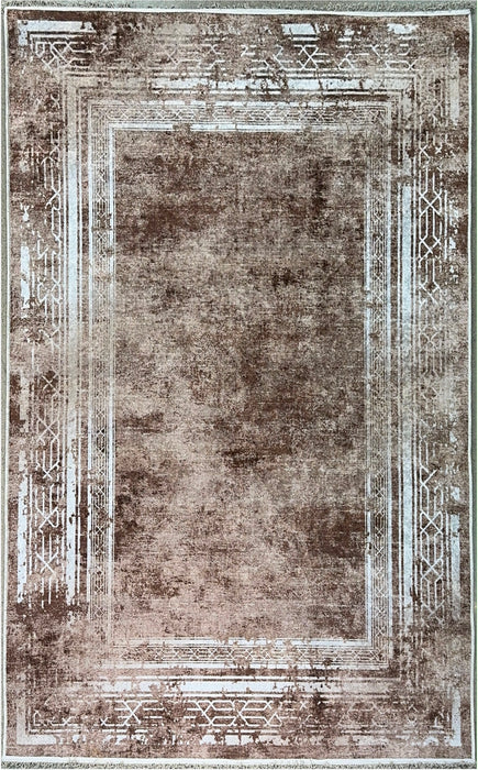 5'x8' Mystic Terracota Machine Washable Area Rug