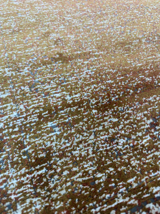 Persian-Inspired Machine-Made Area Rug – Copper / Gold Distressed – 5' x 7'