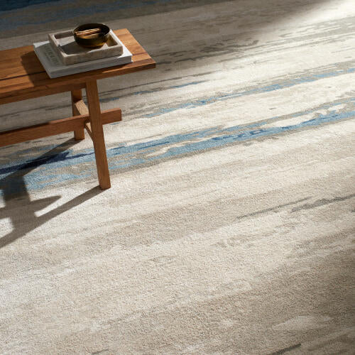 Kavita Handmade Rug — Blue / Sand | KVT-2306