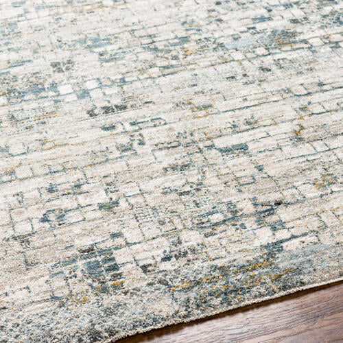 Livabliss Dresden Machine Woven Rug — Soft Teal / Taupe | DRE-2304