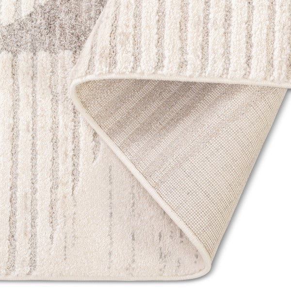 Modern Geometric Neutral Rug – Soft Touch Turkish Powerloom (0.25" Pile)