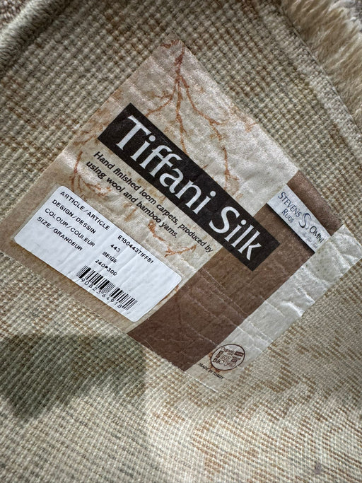 8'x10' Power-Loomed Contemporary Style Ivory/Blue Area Rug – KB Rugs