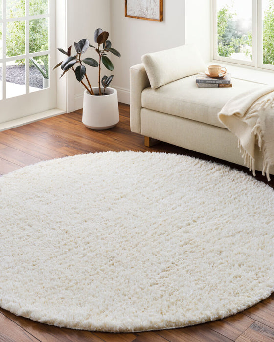 Angora Machine Woven Rug — Cream | ANG-2304
