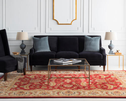 Caesar Handmade Wool Rug — Rust / Ivory Multi | CAE-1022