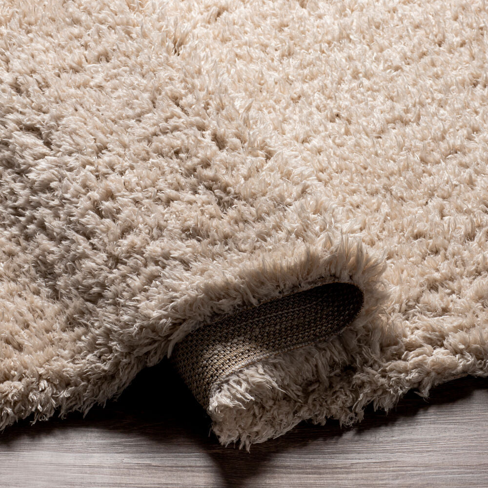 Angora Machine Woven Rug — Oatmeal | ANG-2301 - construction
