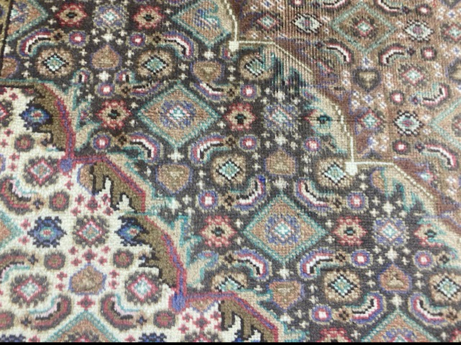 7'x10' Hand-Knotted Persian Green/Burgundy Area Rug – KB Rugs