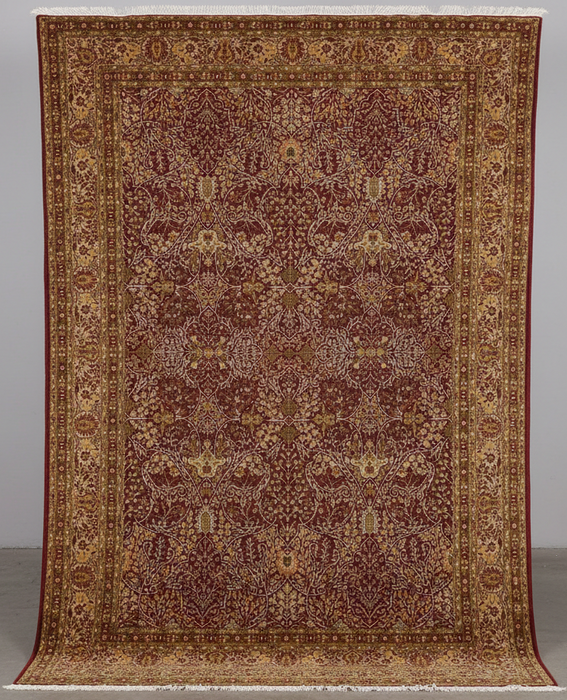 9’9x13’9 Hand Knotted 100% Wool & Silk Area rug
