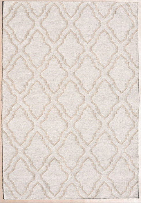 5'x8' Power-Loomed Modern Geometrical Style Beige/Grey Area Rug – KB Rugs