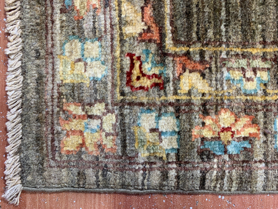 9'x12' Hand-Knotted Chobi Gray/Multi Area Rug – KB Rugs