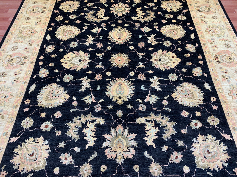 8'x10' Hand-Knotted Chobi Black/Multi Area Rug – KB Rugs