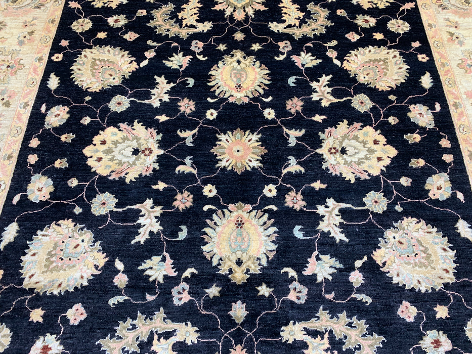 8'x10' Hand-Knotted Chobi Black/Multi Area Rug – KB Rugs