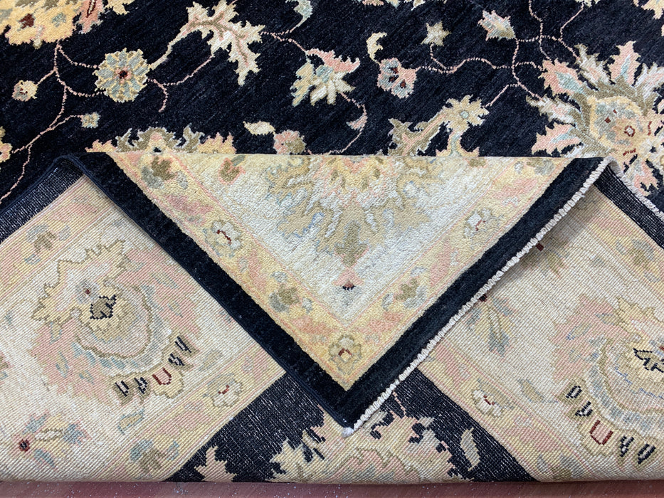 8'x10' Hand-Knotted Chobi Black/Multi Area Rug – KB Rugs