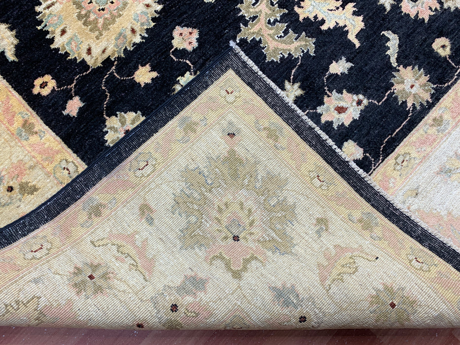8'x10' Hand-Knotted Chobi Black/Multi Area Rug – KB Rugs