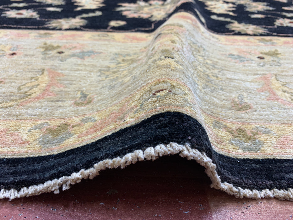 8'x10' Hand-Knotted Chobi Black/Multi Area Rug – KB Rugs