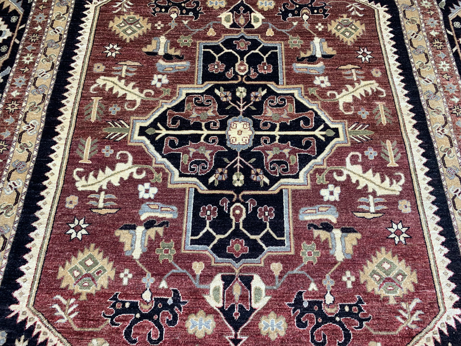 9'x12' Hand-Knotted Chobi Black/Multi Area Rug – KB Rugs