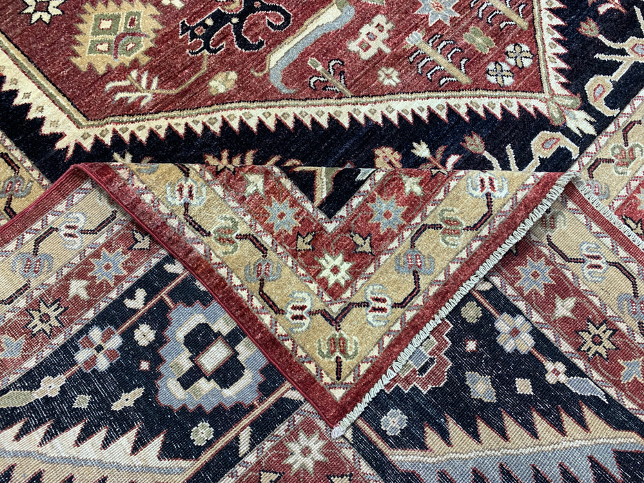 9'x12' Hand-Knotted Chobi Black/Multi Area Rug – KB Rugs