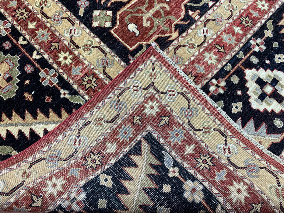 9'x12' Hand-Knotted Chobi Black/Multi Area Rug – KB Rugs