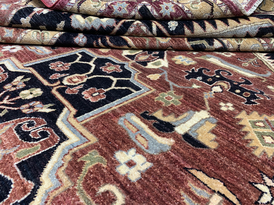 9'x12' Hand-Knotted Chobi Black/Multi Area Rug – KB Rugs