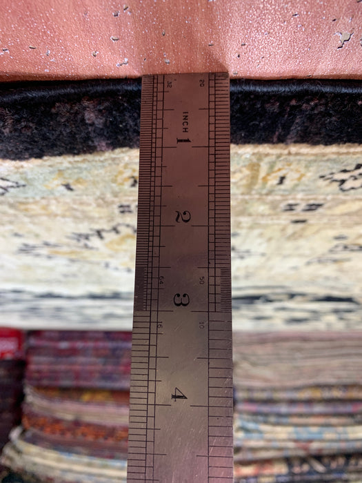 9'x12' Hand-Knotted Chobi Black/Beige Area Rug – KB Rugs