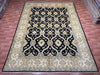 9'x12' Hand-Knotted Chobi Black/Beige Area Rug – KB Rugs