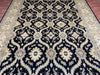 9'x12' Hand-Knotted Chobi Black/Beige Area Rug – KB Rugs