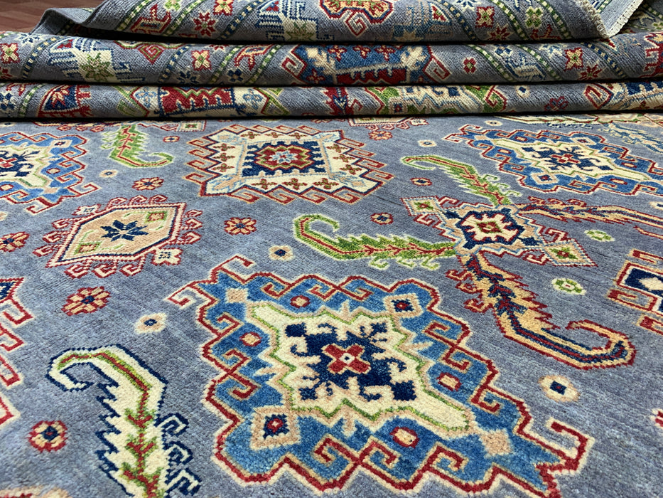 9'x12' Hand-Knotted Chobi Blue/Multi Area Rug – KB Rugs