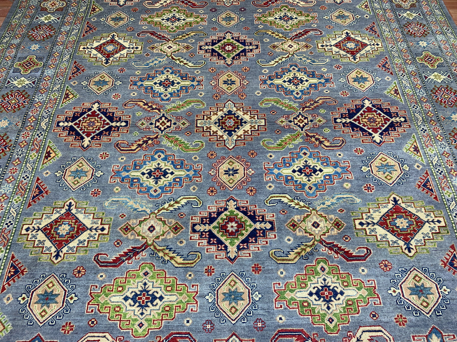 9'x12' Hand-Knotted Chobi Blue/Multi Area Rug – KB Rugs