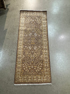 2'6”x 6’0” Sutri Silk/Wool Hand-Knotted Area Rug