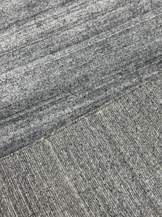 5'x8' Silverstone Hand Knotted Wool Area Rug - Silver/Grey