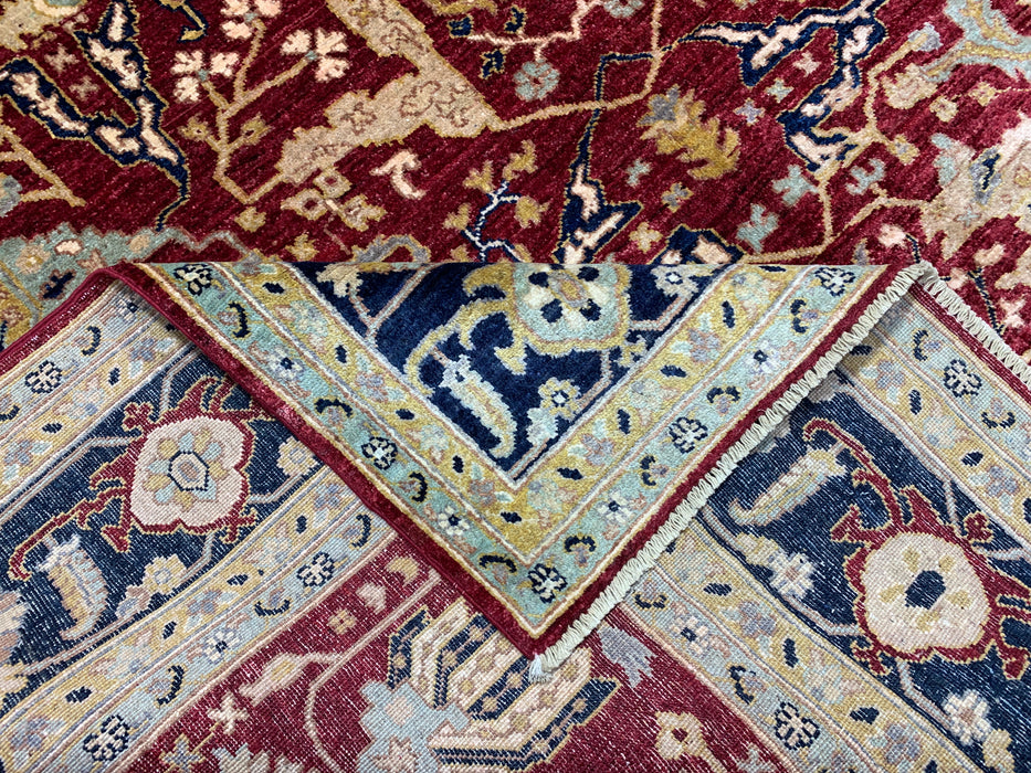 8'x10' Hand-Knotted Chobi Red/Multi Area Rug – KB Rugs