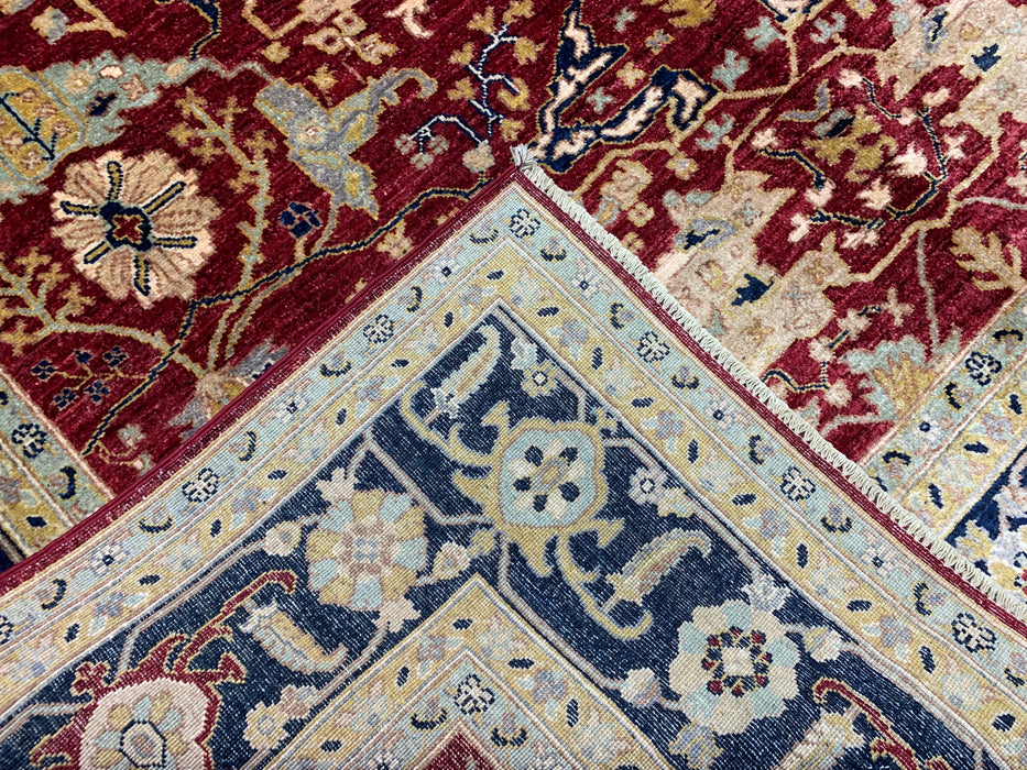 8'x10' Hand-Knotted Chobi Red/Multi Area Rug – KB Rugs