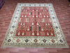 8'x10' Hand-Knotted Chobi Orange/Multi Area Rug – KB Rugs