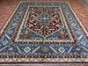 8'x10' Hand-Knotted Kazak Blue/Multi Area Rug – KB Rugs